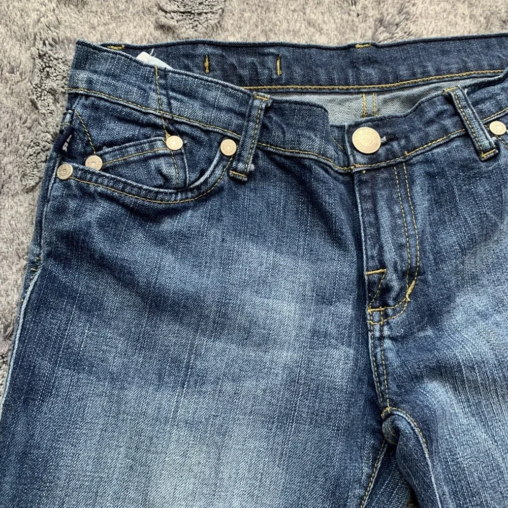 Rock & Republic Rainbow‎ R Pocket Roth Women's Jeans Tag 29 Actual 30x26 Raw Hem